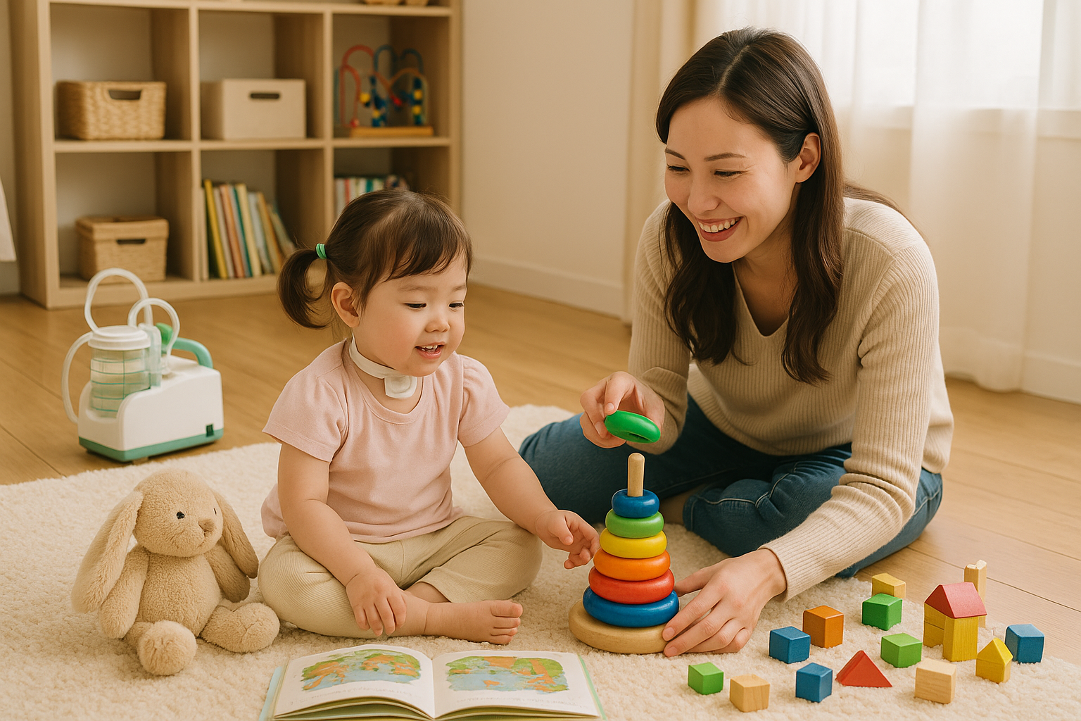 看護師によるケアの様子
